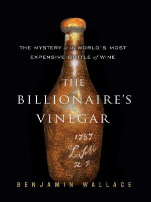 cover image of The Billionaire's Vinegar